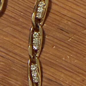 Gold and Silver Women's Chain Bracelet